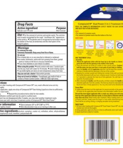Compound W Dual Power for Large Warts, Freeze Off & Liquid Wart Remover, 8 Freeze Applications and 12 Comfort Pads 20 813Oc4ca3ZL 4