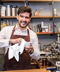 Utopia Kitchen [12 Pack Flour Sack Tea Towels, 28" x 28" Ring Spun 100% Cotton Dish Cloths - Machine Washable - for Cleaning & Drying - White 12 Pack 30 813Ofg1RATL