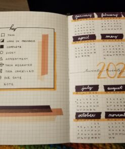 Grid Paper Notebook - Hardcover Classic Notebook with Pen Holder - Thick Premium Paper + Page Dividers Gifts 8.4 x 5.7 In 53 813OgEn59L