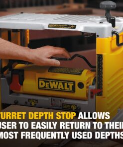 DEWALT Benchtop Planer, 15-Amp, 12-1/2-Inch, 3-Knife Cutter, 20,000 RPM, Corded (DW734) 30 813Ouw8JjvL