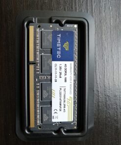 Timetec 4GB DDR3L / DDR3 1600MHz PC3L-12800 / PC3-12800 Non-ECC Unbuffered 1.35V / 1.5V CL11 2Rx8 Dual Rank 204 Pin SODIMM Laptop Notebook PC Computer Memory RAM Module Upgrade (4GB) 20 813P9M09EfL