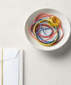 Amazon Basics Assorted Size and Color Rubber Bands, 0.5 lb. 0.5 Pound Pack 21 813PbjMpUL