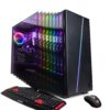 CyberpowerPC Gamer Supreme Liquid Cool Gaming PC, Intel Core i9-9900K 3.6GHz, NVIDIA GeForce RTX 2080 Ti 11GB, 16GB DDR4, 500GB PCI-E NVMe SSD, 2TB HDD, WiFi Ready & Win10 Home (SLC10360CPG, Black) 75 813QSFNBFYL