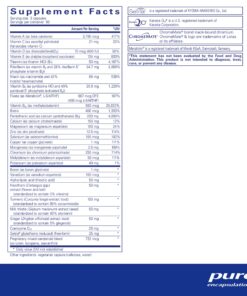 Pure Encapsulations UltraNutrient | Multivitamin Supplement to Support Liver, Cardiovascular Health, and Antioxidants* | 180 Capsules 180 Count (Pack of 1) 9 813QXmN OyL