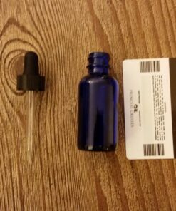 Yesker B36-12 Cobalt Glass Bottles with Glass Eye Dropper, 1 oz Capacity, Blue (Pack of 12) Blue+12 13 813QiZ3JGZL