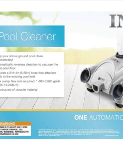 Intex Recreation Corp 28001E Intex Auto Pool Cleaner, 1 Pack, Grey Above Ground 33 813QsRq9seL
