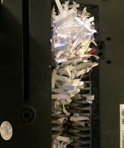 Amazon Basics 12 Sheet Cross Cut Paper and Credit Card Home Office Shredder with 4.8 Gallon Bin, Black 28 813REVJFUyL