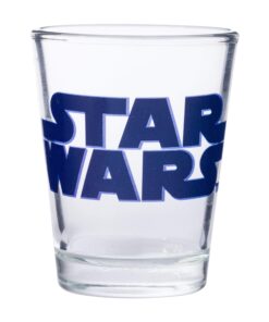 Silver Buffalo Star Wars Original Trilogy: A New Hope, Empire Strikes Back, Return of the Jedi - 4 Pack Mini Glasses Featuring Yoda, Luke, Darth Vader, Han Solo, Chewbacca, Princess Leia, Ewok, 1.5oz 1.5oz Original Trilogy 20 813RYMn6fmL