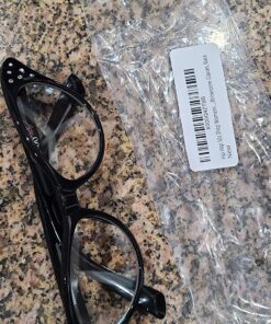 Hip Hop 50's Shop Cat Eye Rhinestone Glasses for Women 50s Retro Fashion Costume Party Black Clear 28 813SRem7npL