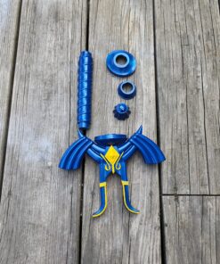 Zelda Link Master Sword Twilight Princess Fantasy Sword with Plaque - Blue (Blue) 53 813TY2IVPIL