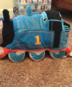 Jay Franco Thomas & Friends Plush Stuffed Toddler Pillow Buddy-Kids Super Soft Polyester Microfiber, 15 inch (Official Mattel Product), Thomas 27 813TeFoquNL