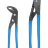 Channellock GL10 GripLock 1-3/4-Inch Jaw Capacity 9-1/2-Inch Utility Tongue and Groove Plier, Blue, 2 Piece Set, 9.5", 12.5" 17 813U hfnojL
