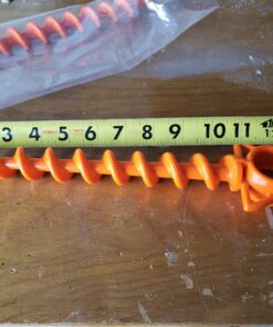 Orange Screw: The Ultimate Ground Anchor | Large 2 Pack Tent Stakes | Made in USA Orange 32 813VvE4NYOL