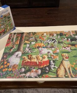 Ravensburger at The Dog Park Large Format 500 Piece Jigsaw Puzzle for Adults – Every Piece is Unique, Softclick Technology Means Pieces Fit Together Perfectly 20 813XQovCaL