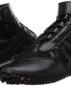 Marugo Sports Jog Jika-Tabi: Black with Laces 5.5 Women/4 Men 13 813XdAcnOTL