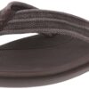 Sanuk Men's Planer Webbing Flip Flop 8 Brown