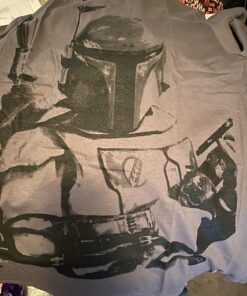 STAR WARS Boba Fett Sarlacc Bait Adult T-Shirt Large Large,charcoal 5 813YVtMVAFL