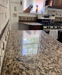 Granite Gold Polish Spray, Streak-Free Shine for Granite, Quartz, Marble, Travertine, Natural Stone Countertops, 24 Fl Oz (Pack of 1) 24 Fl Oz (Pack of 1) 30 813Z18HxWTL