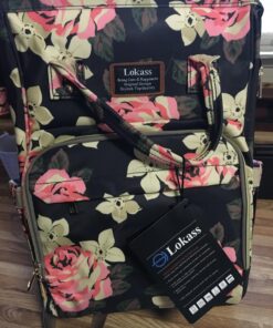 Srotek Diaper Bag Backpack Floral Baby Bag Water-Resistant Baby Nappy Bag with Insulated Water Bottle Bag/Changing Pad for Women/Girls/Mum (Flower Pattern) 48 813aiK3ANeL