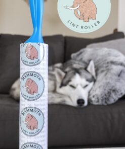 Mammoth Lint Roller-Extra Large Lint Roller, 2 Rollers and 2 Refills, 90 Sheets per Roll, Perfect for Pets (360 Extra Long Sheets Total) 34 813bgtoX1GL