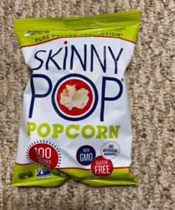 SkinnyPop Original Popcorn, Individual Snack Size Bags, Skinny Pop, Healthy Popcorn Snacks, Gluten Free, 0.65 Ounce (Pack of 30) 0.65 Ounce (Pack of 30) 37 813brb5Mh1L