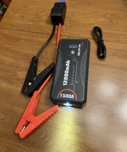 NEXPOW Car Jump Starter,Car Battery Jump Starter Pack 1500A Peak Q10S for Up to 7.0L Gas and 5.5L Diesel Engine12V Auto Battery Booster,Jumper Cables,Portable Lithium Jump Box with LED Light/USB QC3.0 36 813cAKgRtFL