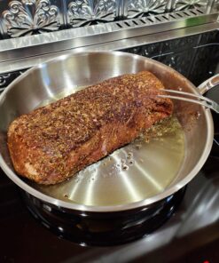 Legend 5 Ply 14 pc All Stainless Steel Heavy Pots & Pans Set | Professional Quality Cookware 5ply Clad Home Cooking & Commercial Kitchen Surface Induction Oven Safe | Non-Teflon PFOA, PTFE & PFOS Free Stainless Steel 5-Ply 45 813cKaceFtL