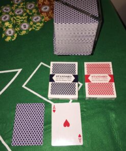 Brybelly 12 Decks of Playing Cards|Poker Wide Size (6 Red/6 Blue)|Plastic Coated Cards for Poker, Blackjack| Regular Index one 25 813f5bPkA5L