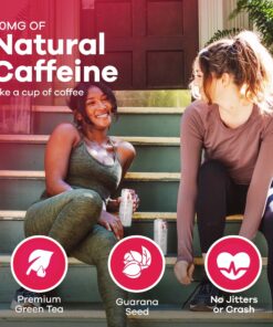 Aspire Healthy Energy Drink with Natural Caffeine - No Calories, Sugar and Carbs | Vitamins B, C, & Biotin | No Preservatives, Gluten Free | Suitable for Vegan, Kosher, Keto-Friendly |12 oz can, Raspberry Acai, 12 Fl Oz (Pack of 12) 12 Pack (12 Fl Oz) 18 813goZYbpuL
