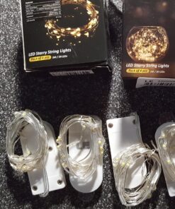 Lighting EVER Fairy Lights Battery Operated 20 LED Mini String Lights, Small Pixie Lights for Mason Jars, Crafts, DIY Wedding Party Centerpieces, Bedroom Wall Vines Holiday Garland, 8 Pack Pack of 8 Units 46 813iOE45a0L