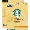 Starbucks Veranda Blend Coffee K-Cup Pods, Blonde Roast Ground Arabica Coffee K-Cups for Keurig Brewing System, 24 CT K-Cup Pods Per Box (Pack of 2 Boxes) 18 813kkAxxhbL