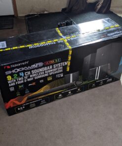 Nakamichi Shockwafe Ultra 9.2.4 Channel 1000W Dolby Atmos/DTS:X Soundbar with Dual 10" Subwoofers (Wireless) & 4 Rear Surround Speakers. Enjoy Plug and Play Explosive Bass & High End Cinema Ultra 9.2 DTS-X/Atmos 62 813mKH1y7cL 1