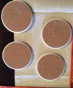 Thirstystone Monterey Bay 4 Pack Round Absorbent Stone Coasters with Protective Cork Backing Manufactured in the USA Artistic Absorbent Easily Wipes Clean 34 813n2G0n1iL