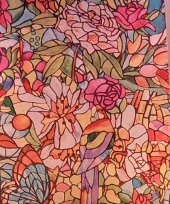 d-c-fix Window Privacy Film Tulia Stained Glass Self-Adhesive Two Way Day and Night Decorative Vinyl Covering for Home Door Bathroom Decal Sticker 17.7" x 78.7" 33 813oXz9A7LL