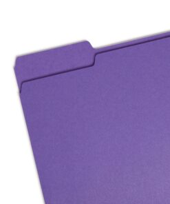 Alternative view of Smead Colored File Folder, 1/3-Cut Tab, Letter Size, Assorted Jewel Tone Colors, 100 per Box (11948) 1 Unit