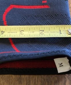 UFlex Athletics Knee Compression Sleeve Support for Women and Men - Knee Brace for Pain Relief, Fitness, Weightlifting, Hiking, Sports Medium Red 45 813owRkFFmL