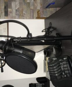 OnStage DS7200B Adjustable Desktop Microphone Stand, Black 36 813qz3LLOEL