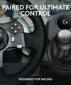Alternative view of Logitech G920 Driving Force Racing Wheel and Pedals, Force Feedback + Logitech G Driving Force Shifter - Xbox Series X|S, Xbox One and PC, Mac - Black Xbox X|S, Xbox One, PC/Mac Wheel + Shifter