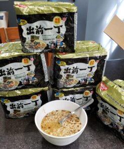 Nissin Demae Black Garlic Oil Instant Ramen Noodles, 3.5 Ounce (Pack of 30) Tonkotsu Pork with Galic Oil 3.5 Ounce (Pack of 30) 27 813s80hX pL 1