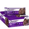 Quest Nutrition Double Chocolate Chunk Protein Bars, High Protein, Low Carb, Gluten Free, Keto Friendly, 12 Count 42 813smtwpypL