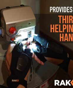 RAK Super Bright LED Flashlight Gloves with AAA Batteries - Christmas Gifts for Men - Dad Gadget Tool for Men, DIY Handyman, Father/Dad, Husband, or Women 13 813syr5WdhL