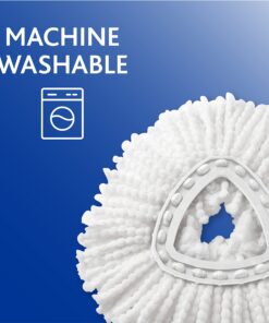 O-Cedar EasyWring Spin Mop Microfiber Refill, White Packaging May Vary Standard EasyWring Refill 33 813tMwbzmL