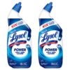 Lysol Power Toilet Bowl Cleaner Gel, For Cleaning and Disinfecting, Stain Removal, 24 Fl oz (2-pack),Packaging may vary 40 813tSVGzOfL