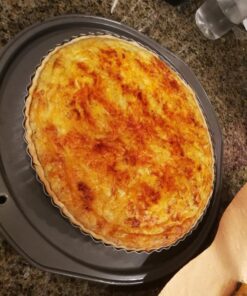 Gutsdoor Tart Pan 10 Inch with Removable Bottom Nonstick Quiche Pan Round Pie Pans for Baking 16 813u2WC2qtL