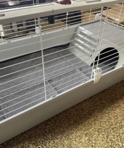 Living World - Deluxe Hybrid Habitat, X-Large - Rabbit, Guinea Pig, Chinchillas, and Small Animal Cage 46.9"L x 22.8"W x 24.0"H Standard Packaging 31 813uNv3uZFL