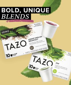 TAZO K-Cups for Bold Traditional Breakfast-Style Black Tea, 10 Tea Bags (Pack of 6) 10 Count (Pack of 6) 10 813vWEY54NL