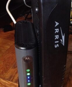 MOTOROLA 16x4 Cable Modem, Model MB7420, 686 Mbps DOCSIS 3.0, Certified by Comcast XFINITY, Charter Spectrum, Time Warner Cable, Cox, BrightHouse, and More Black 41 813we rhM5L