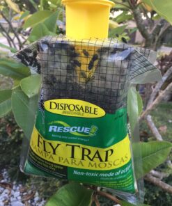 RESCUE! Outdoor Disposable Hanging Fly Trap 1-Pack 33 813wegNTPJL