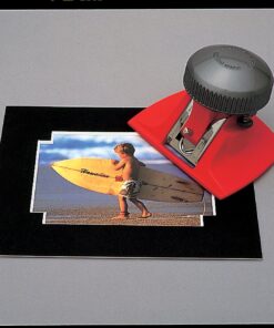 NT Professional Mat Cutter, 45 Degree Bevel Mat Board Cutter, 1 Cutter (MAT-45P), Aluminum Die-Cast Grip, Red/Grey 17 813y9vD0FOL