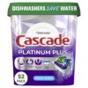Cascade Platinum Plus Dishwasher Pod, Dish Detergent ActionPacs Dish Pods, Fresh, 52 Count Dishwasher Pods, Fresh Scent, 52 Count